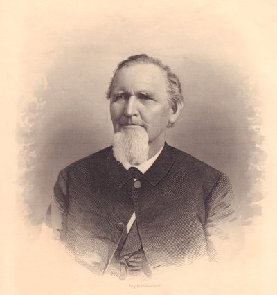 John L Smith amerikai metodista lelkész portréja, FE Jones metszete, 1870 körül alkotó: Unbekannt Unbekannt
