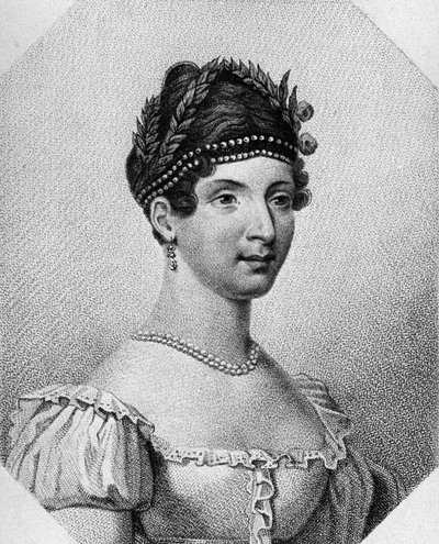 Angelica Catalani (1780-1849) olasz szoprán portréja, metszet alkotó: Unbekannt Unbekannt