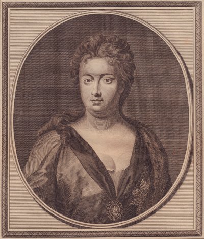 Anne Stuart, Nagy-Britannia királynőjének (1665-1714) portréja, John Goldar (1729-1795) rézmetszete G Kneller festményéből alkotó: Unbekannt Unbekannt