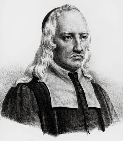 Giovanni Alfonso Borelli (1608-1679) olasz matematikus, csillagász, filozófus, fiziológus portréja, metszet alkotó: Unbekannt Unbekannt