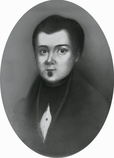 Jacopo Ruffini (1805-1833) olasz orvos és hazafi portréja, metszet alkotó: Unbekannt Unbekannt