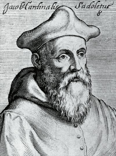 Claudius Pernetus Jacopo Sadoleto (1477-1547), olasz humanista, katolikus püspök és bíboros portréja minden erény és tudomány legillusztrisabb és leghíresebb ikonjaiból metszett. alkotó: Unbekannt Unbekannt