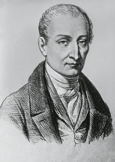 Joseph Nicephore Niepce (1765-1833), a heliográfia francia feltalálójának portréja alkotó: Unbekannt Unbekannt