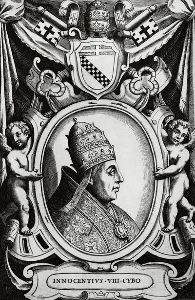 VIII. Innocent pápa portréja (Giovanni Battista Cybo alkotó: Unbekannt Unbekannt