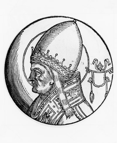 IV. Szent Bonifác (meghalt 615-ben), a katolikus egyház 67. pápája portréja 608-ból, metszet alkotó: Unbekannt Unbekannt