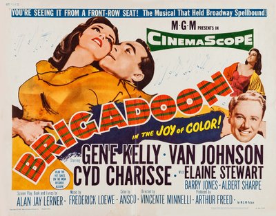 A Vincente Minnelli által rendezett „Brigadoon” plakátja alkotó: Unbekannt Unbekannt