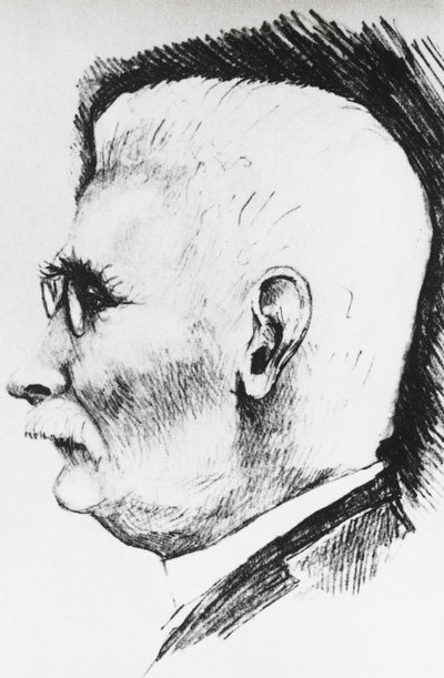 Henri Louis Le Chatelier (1850-1936) francia vegyész és kohász profilportréja, metszet alkotó: Unbekannt Unbekannt