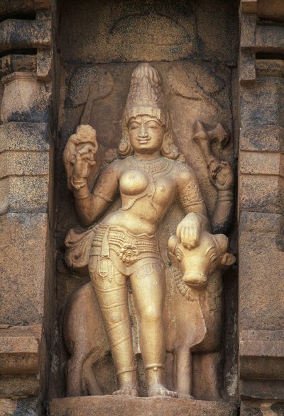Megkönnyebbülés legyőzve Parvatit, Brihadeeswara Temple, Gangaikonda Cholapuram, Tamil Nadu, India alkotó: Unbekannt Unbekannt