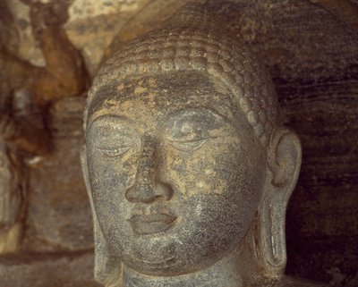 Srí Lanka, Polonnaruwa, Gal Vihara Buddha szobrának részlete (UNESCO világörökségi lista alkotó: Unbekannt Unbekannt