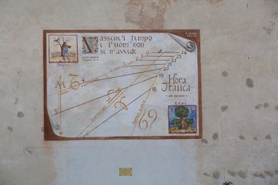 Napóra, napórák, Aiello del Friuli, Friuli, Olaszország alkotó: Unbekannt Unbekannt