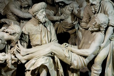 A síremlék és a Szűz ájulása (kő) alkotó: Ligier Richier