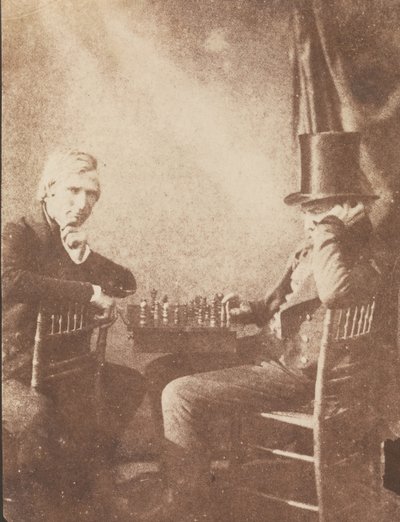 A sakkozók, kb. 1845. alkotó: Likely by Antoine François Jean Claudet.