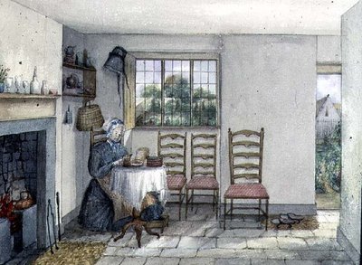 Mrs Hancock házikója, az Anyhoe egyik alamizsnaháza alkotó: Lili Cartwright
