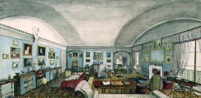 Az Aynhoe nappalija alkotó: Lili Cartwright
