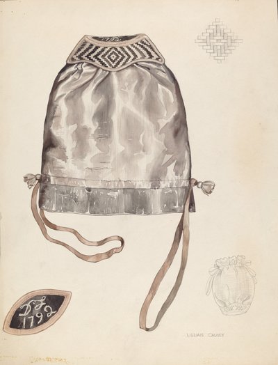 Táska, c. 1937. alkotó: Lillian Causey