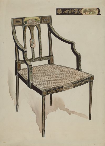 Szék, c. 1936. alkotó: Lillian Causey