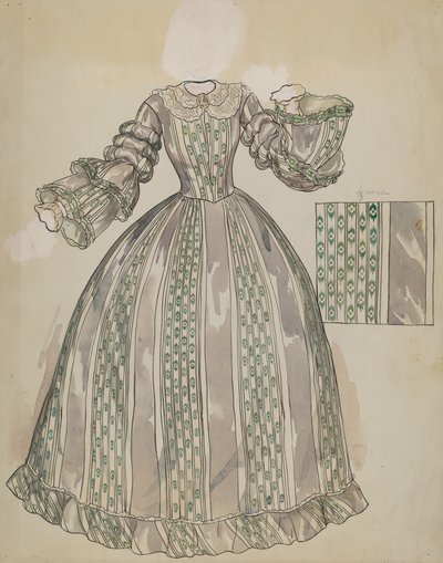 ruha, c. 1936. alkotó: Lillian Causey