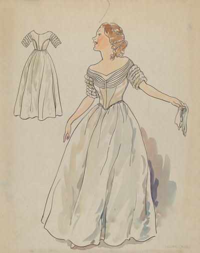 ruha, c. 1936. alkotó: Lillian Causey