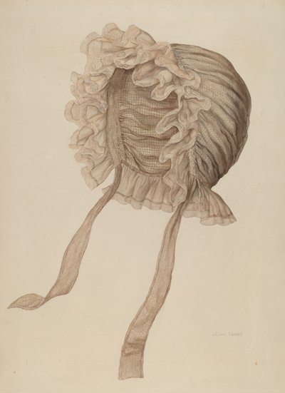 Éjszakai sapka, c. 1940. alkotó: Lillian Causey