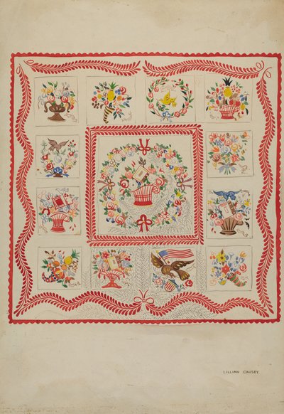 Paplan, c. 1936. alkotó: Lillian Causey