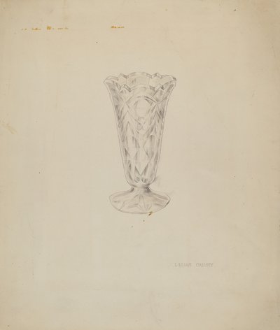 Váza, c. 1937. alkotó: Lillian Causey