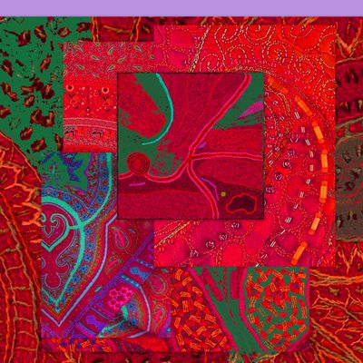 COLLAGE OF COLOR, 2018 (vegyes technika) alkotó: linda arthurs