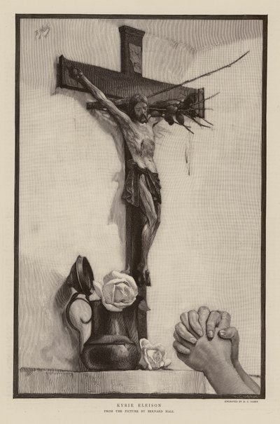Kyrie eleison (metszet) alkotó: Lindsay Bernard Hall