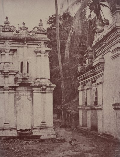 Amerapoora: Kilátás a pagodákra a szobor közelében alkotó: Linnaeus Tripe