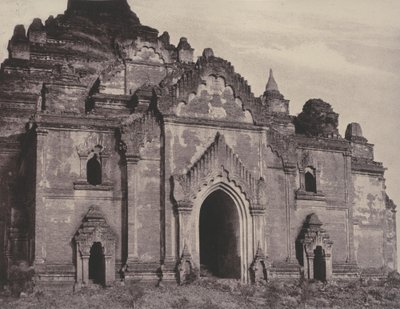 A Damayangyee pagoda keleti homlokzata alkotó: Linnaeus Tripe