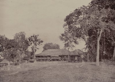 Rangoon: Mission House at Kemindine alkotó: Linnaeus Tripe