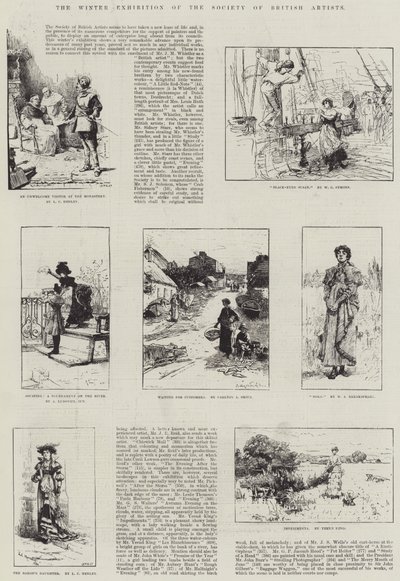 A Brit Művészek Társaságának téli kiállítása alkotó: Lionel Charles Henley