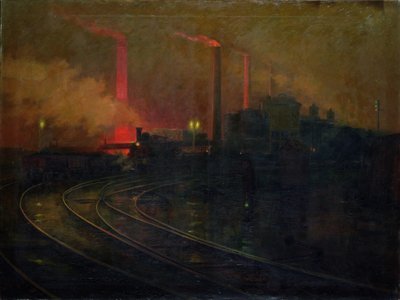 Az acélmű, Cardiff éjjel alkotó: Lionel Walden