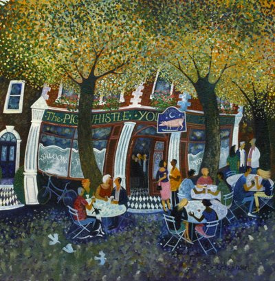 Pig and Whistle, 2011, (akril, papír) alkotó: Lisa Graa Jensen