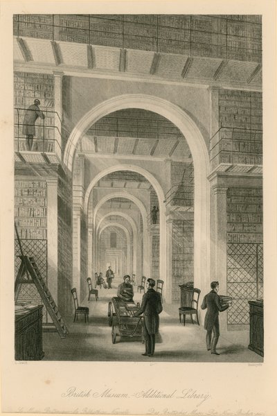 British Museum, kiegészítő könyvtár alkotó: Llewellyn Jewitt
