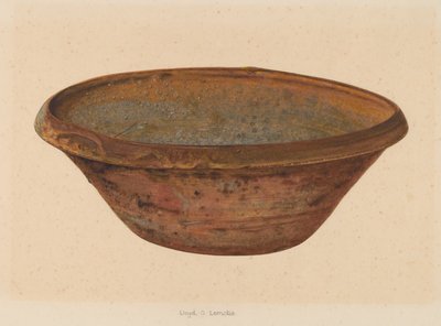 Tál, c. 1937. alkotó: Lloyd Charles Lemcke