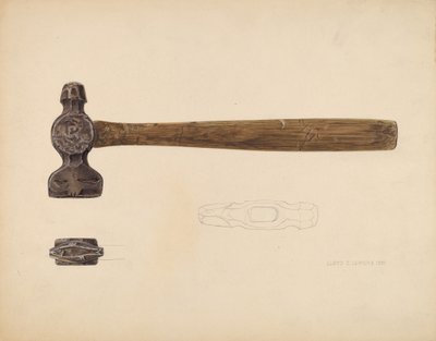 Haljelölő, 1937. alkotó: Lloyd Charles Lemcke