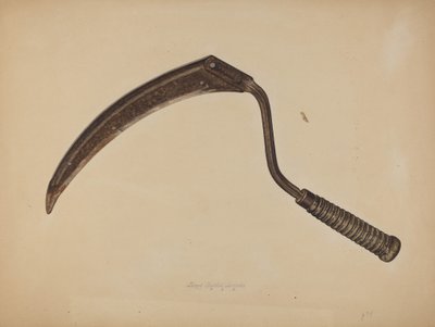 Kézi sarló, 1939. alkotó: Lloyd Charles Lemcke