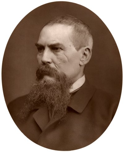 Richard Burton kapitány, brit felfedező, író, katona és diplomata, 1876. alkotó: Lock and Whitfield