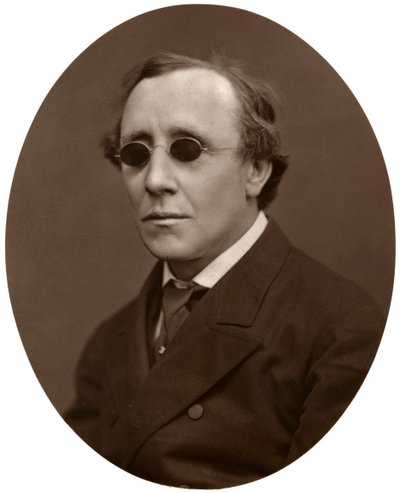 Henry Fawcett, parlamenti képviselő, a politikai gazdaságtan professzora a Cambridge-i Egyetemen, 1876. alkotó: Lock and Whitfield