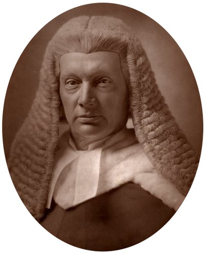 Hon Sir Joseph William Chitty, a Legfelsőbb Bíróság bírája, 1883. alkotó: Lock and Whitfield