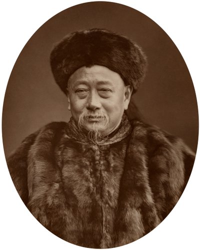 Kuo Szung-Tao, az első kínai nagy-britanniai követ, 1880. alkotó: Lock and Whitfield