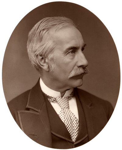 Jobb, Hon Sir Henry Bartle Frere, Bart, KCB, GCB, brit gyarmati adminisztrátor, 1876. alkotó: Lock and Whitfield
