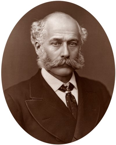 Sir Joseph Bazalgette, CB, brit építőmérnök, 1877. alkotó: Lock and Whitfield