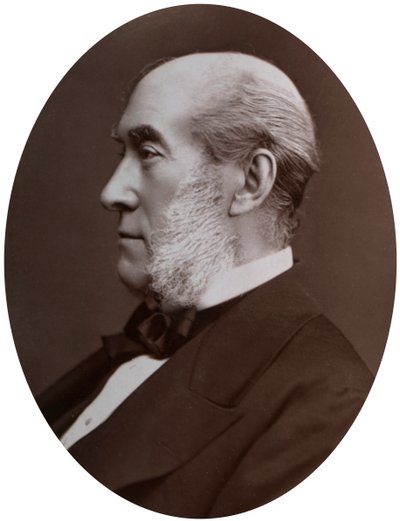 Sir William Fergusson, Bart, FRS, a királynő őrmestere, 1877. alkotó: Lock and Whitfield