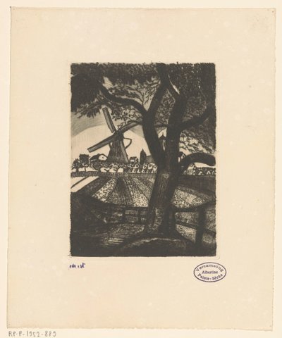 Gyümölcsöskert Le Fruitier (eredeti cím) alkotó: Lodewijk Schelfhout (signed by artist)