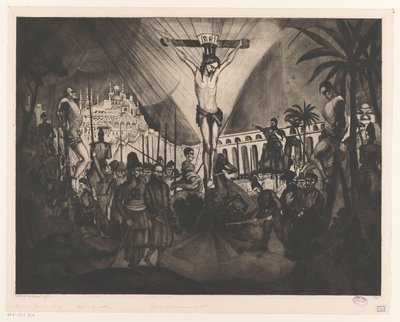 Golgota II (eredeti cím) alkotó: Lodewijk Schelfhout (signed by artist)