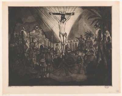 Golgota II (eredeti cím) alkotó: Lodewijk Schelfhout (signed by artist)