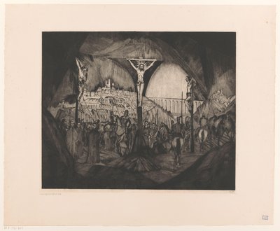 Golgota I (eredeti cím) alkotó: Lodewijk Schelfhout (signed by artist)