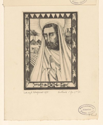 Jozef Szent József (eredeti cím) alkotó: Lodewijk Schelfhout (signed by artist)