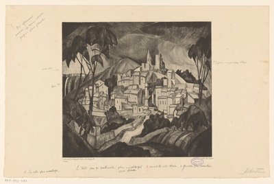 Les Angels II (eredeti cím a tárgyon) alkotó: Lodewijk Schelfhout (signed by artist)